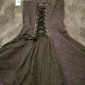 Bnwt Tripp strapless lace dress